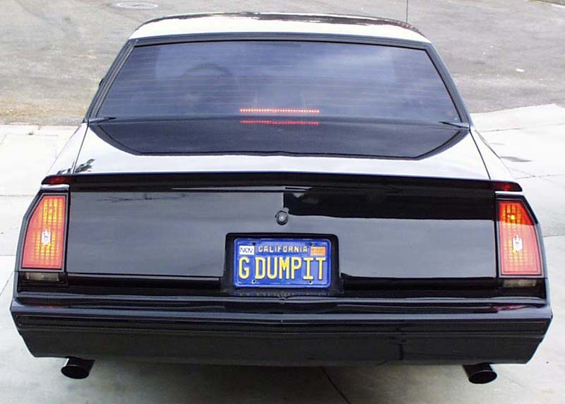 1986 Chevrolet Monte Carlo SS aka'The Grim Reaper'